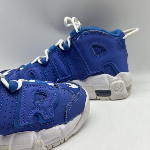 Nike Air More Uptempo 4.5Y Low Medium Blue DM1023-400 GS - Picture 6 of 11
